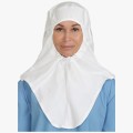 Подшлемник-балаклава с регулировкой UBK001 (тк. Трикотаж, 190 гр/м2), белый