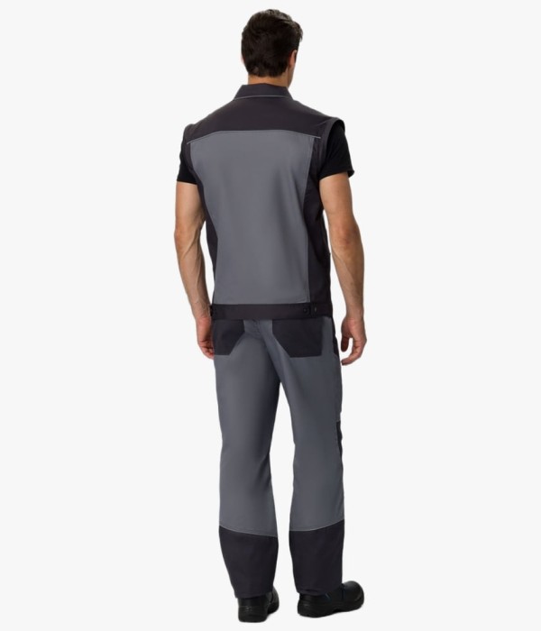 Куртка-трансформер мужская Лидер (тк.Смесовая,240), тёмно-серый, светло-серый