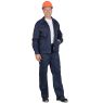 Костюм мужской "Сириус-Профи-2", куртка, брюки, 100% Х/Б, цвет синий