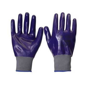 Перчатки Safeprotect НейпНит РП, нейлон, нитрил, цвет фиолетовый