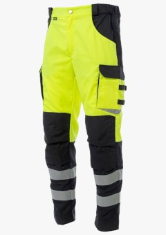 Брюки сигнальные Brodeks KS309, жёлтый, чёрный