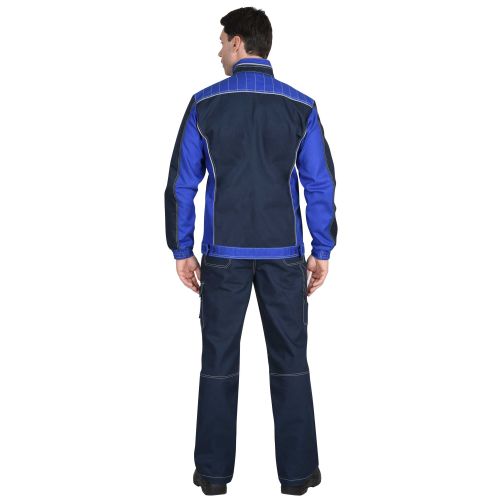 Куртка мужская рабочая "Сириус-Престиж-Люкс", цвет синий
