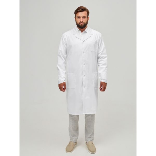 Халат Остин, ткань Сатори, 150 г/м2, цвет белый