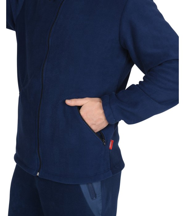 Куртка флисовая темно-синяя, 280 г/м2