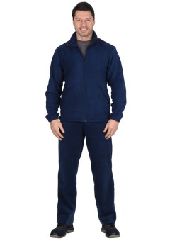 Куртка флисовая темно-синяя, 280 г/м2