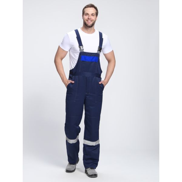 Костюм Легион-2 СОП, ткань Смесовая, 210 г/м2, полукомбинезон, цвет тёмно-синий, васильковый