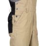 Полукомбинезон "Сириус-Вест-Ворк" с накладными карманами и наколенниками, цвет песочный с чёрным