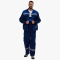 Костюм Квайл-2 СОП (тк.Смесовая,210) полукомбинезон, тёмно-синий, васильковый
