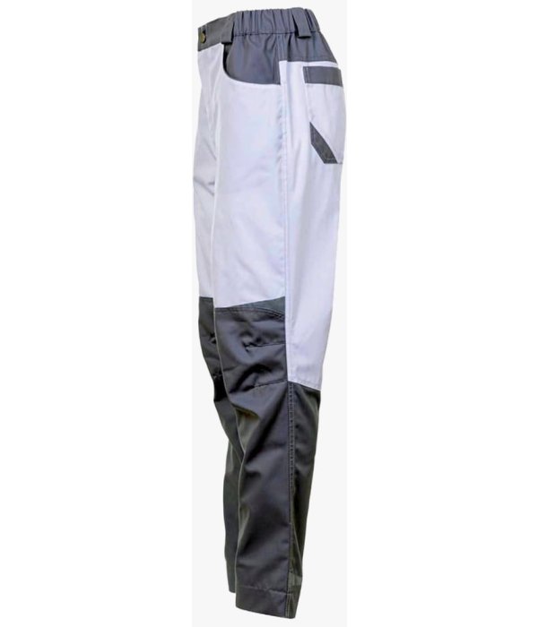 Брюки летние женские Brodeks KS328, белый, серый