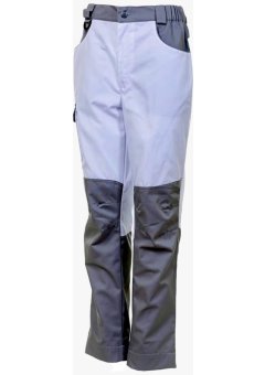 Брюки летние женские Brodeks KS328, белый, серый