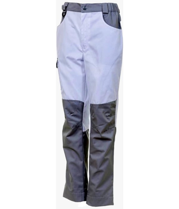 Брюки летние женские Brodeks KS328, белый, серый