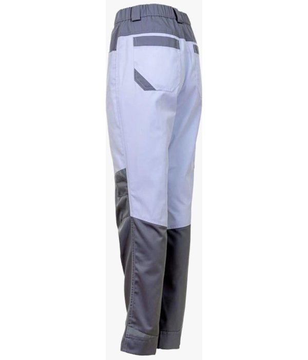 Брюки летние женские Brodeks KS328, белый, серый