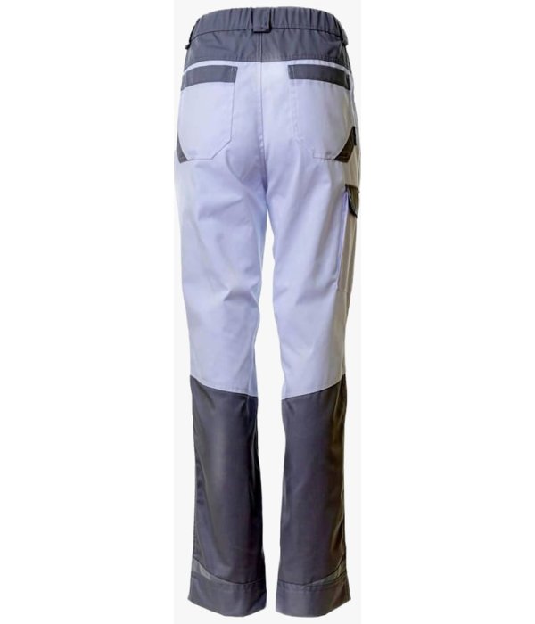 Брюки летние женские Brodeks KS328, белый, серый