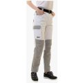 Брюки летние женские Brodeks KS328, белый, серый