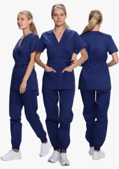 Костюм женский MedLine Марго (тк.Смесовая,145), тёмно-синий