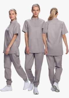 Костюм женский MedLine Ева (тк.Смесовая,145), светло-серый
