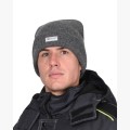 Шапка трикотажная серая СИРИУС Юка с утеплителем Тинсулейт (х12х120)