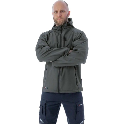 Куртка софтшелл Brodeks KS232, цвет серый