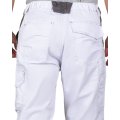 Костюм СИРИУС-ЦИТРИН куртка, брюки белый со средне-серым, 245 г/м2, 65%ПЭ, 35%ХБ