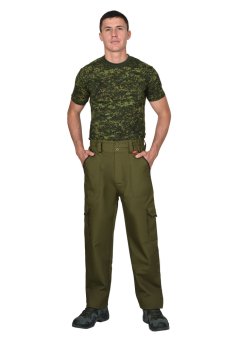 Футболка КМФ Цифра зелёная 160г/м2