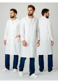 Халат мужской (тк.Бязь,145), белый