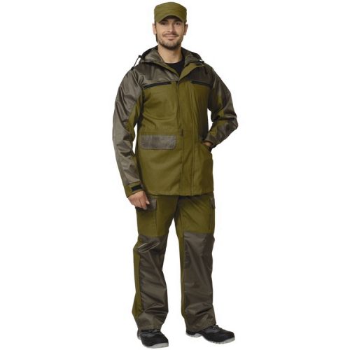 Костюм "Сириус-Эверест" , куртка, брюки (полотно палаточное) хаки