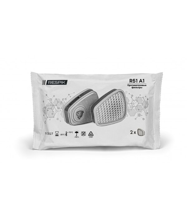 Фильтр противогазовый RESPIK® R51 А1 (2 шт)