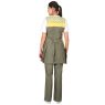 Комплект униформа для персонала "Сириус-Галатея" женский, цвет оливковый с жёлтым