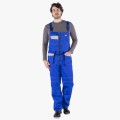 Костюм Союз-Профессионал-2 (тк. Балтекс, 240 гр/м2) полукомбинезон, васильковый, светло-серый, оранжевый