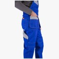 Костюм Союз-Профессионал-2 (тк. Балтекс, 240 гр/м2) полукомбинезон, васильковый, светло-серый, оранжевый