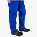 Костюм Союз-Профессионал-2 (тк. Балтекс, 240 гр/м2) полукомбинезон, васильковый, светло-серый, оранжевый