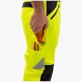 Брюки сигнальные зимние мужские Brodeks KW308, жёлтый, чёрный
