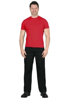 Футболка красная СИРИУС-СТАНДАРТ 160г/м2 в уп.100 шт. за шт.