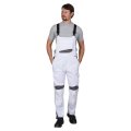 Костюм СИРИУС-ЦИТРИН куртка, п/к белый со средне-серым, 245 г/м2, 65%ПЭ, 35%ХБ