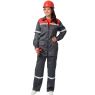 Костюм женский "Сириус-Механик", куртка, брюки, цвет серый с красным и СОП