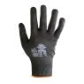 Перчатки Safeprotect НейпДот-Ч, нейлон, ПВХ-точка, цвет чёрный
