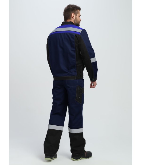 Костюм Вивантек-2 СОП К. (тк.Смесовая МВО,240) п/к, т.синий/черный/васильковый