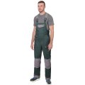 Костюм СИРИУС-ВЕСТ-ВОРК куртка, п/к зеленый со ср.серым, 280 г/м2, 65%ПЭ, 35%ХБ