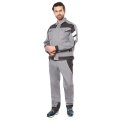 Куртка СИРИУС-ПЕКИН серый с черным, 280 г/м2, 65%ПЭ, 35%ХБ