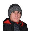 Шапка темно-серая с СВ-элементами СИРИУС Юка, с утеплителем Тинсулейт (х12х60)