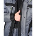 Костюм СИРИУС-АРКТИКА зимний, куртка дл., брюки, средне-серый с черным