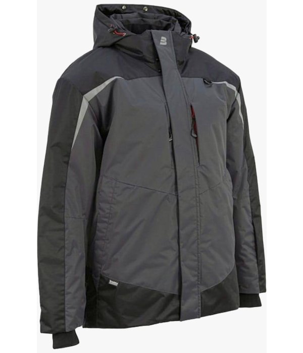 Куртка зимняя мужская Brodeks KW 231, серый, чёрный