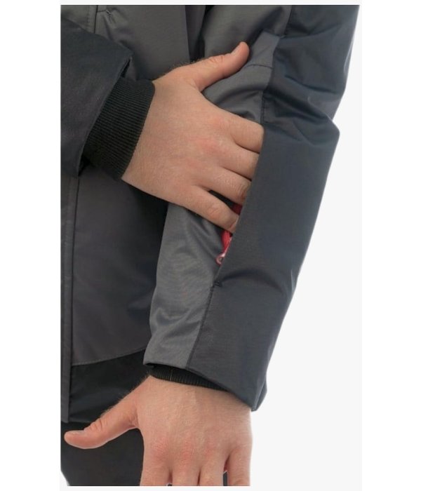 Куртка зимняя мужская Brodeks KW 231, серый, чёрный
