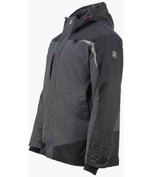 Куртка зимняя мужская Brodeks KW 231, серый, чёрный
