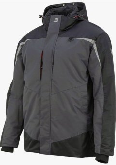 Куртка зимняя мужская Brodeks KW 231, серый, чёрный