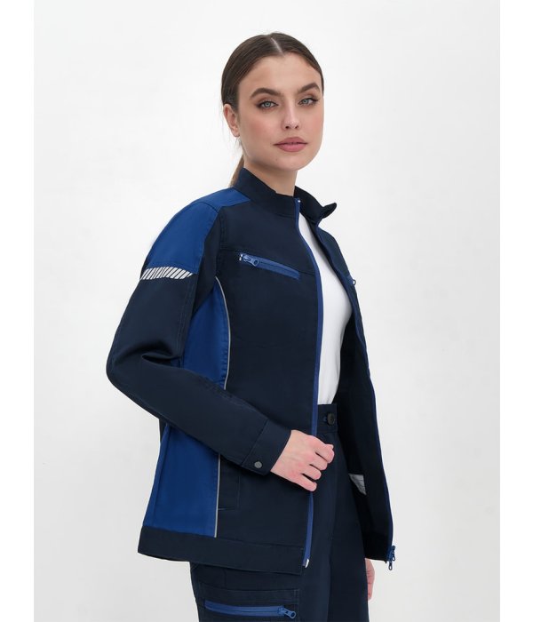 Куртка женская ProfLineSpecialist (тк.Смесовая,240), т.синий/васильковый