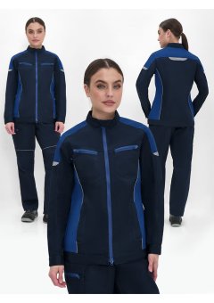 Куртка женская ProfLineSpecialist (тк.Смесовая,240), т.синий/васильковый