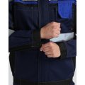 Костюм Вивантек-1 СОП У. (тк.Смесовая,240) брюки, т.синий/черный/васильковый