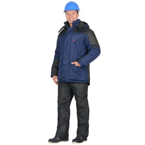 Куртка утеплённая мужская зимняя Сириус-Европа с капюшоном