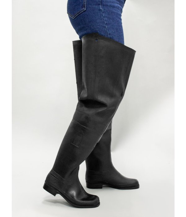 Сапоги мужские Рыбацкие резиновые, черный (арт. 174)